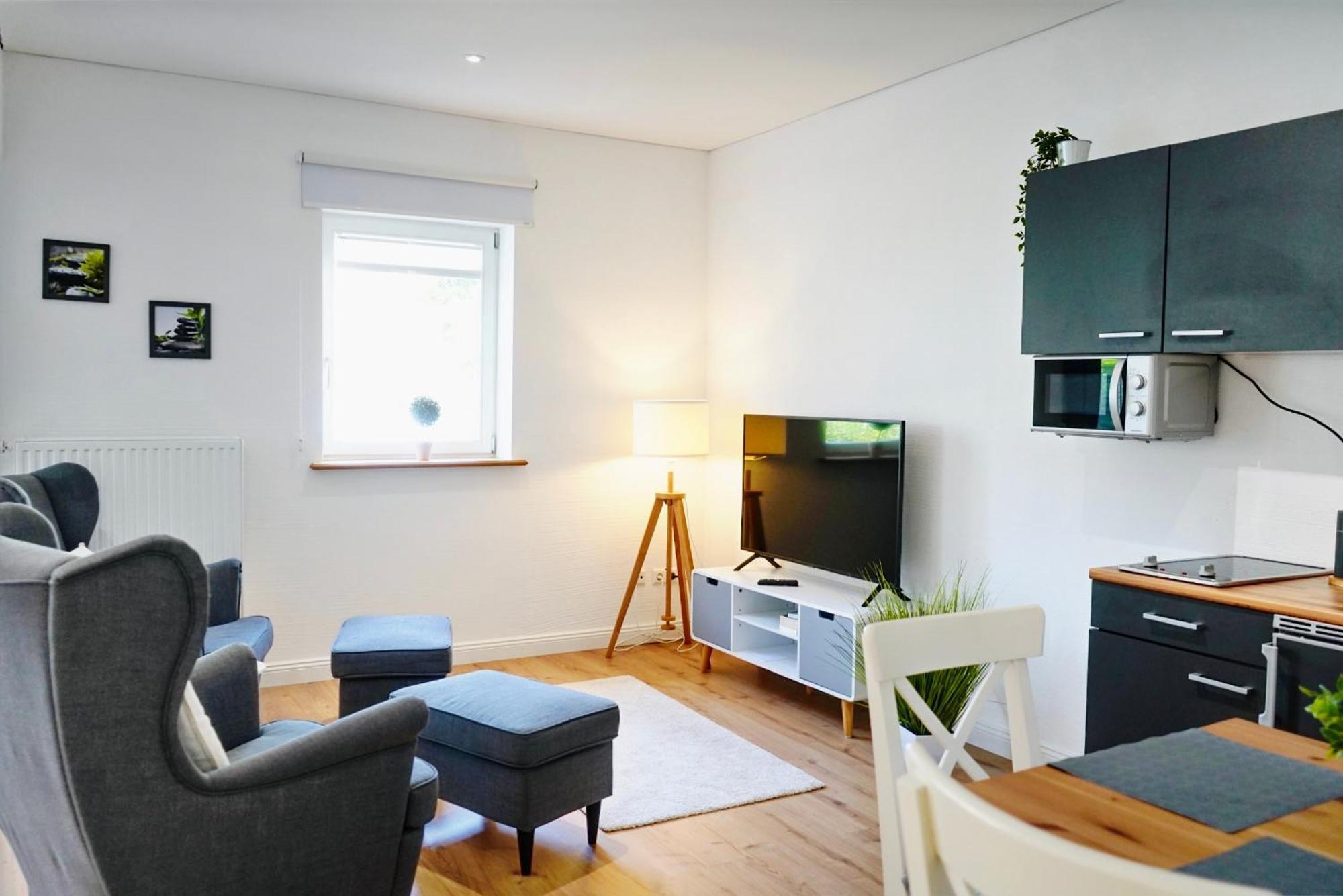 Altstadt Apartment II - Terrasse- Waschmaschine- Parkplatz Вольфсбург Экстерьер фото