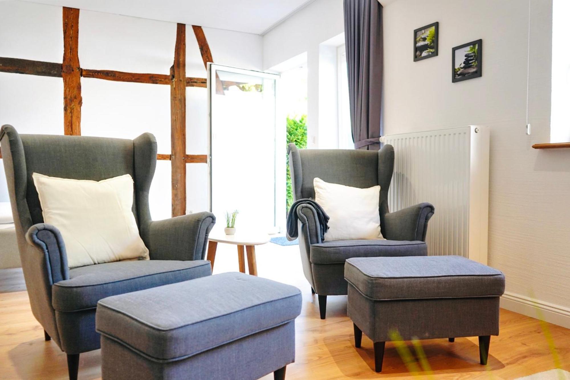 Altstadt Apartment II - Terrasse- Waschmaschine- Parkplatz Вольфсбург Экстерьер фото